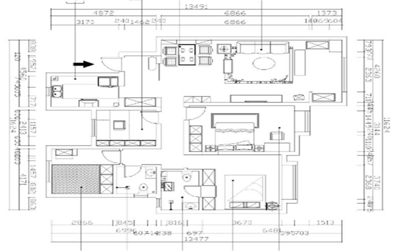 开元体育网站入口120平米三室两厅的新房时尚、潮流有格调现代风惹人爱！(图1)